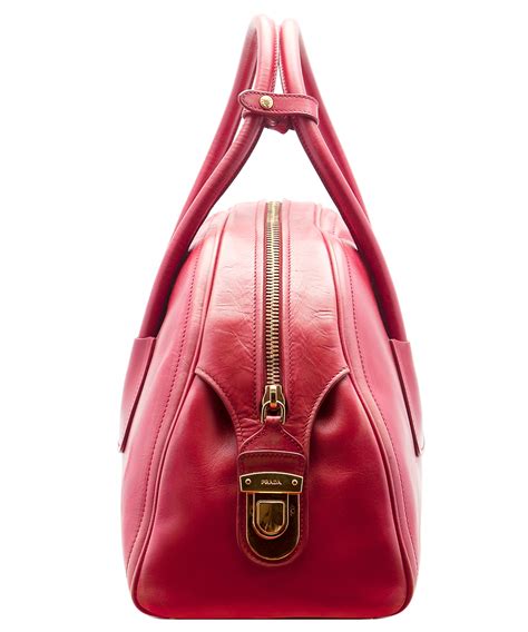 prada bowling red|Prada bowling bag 2012.